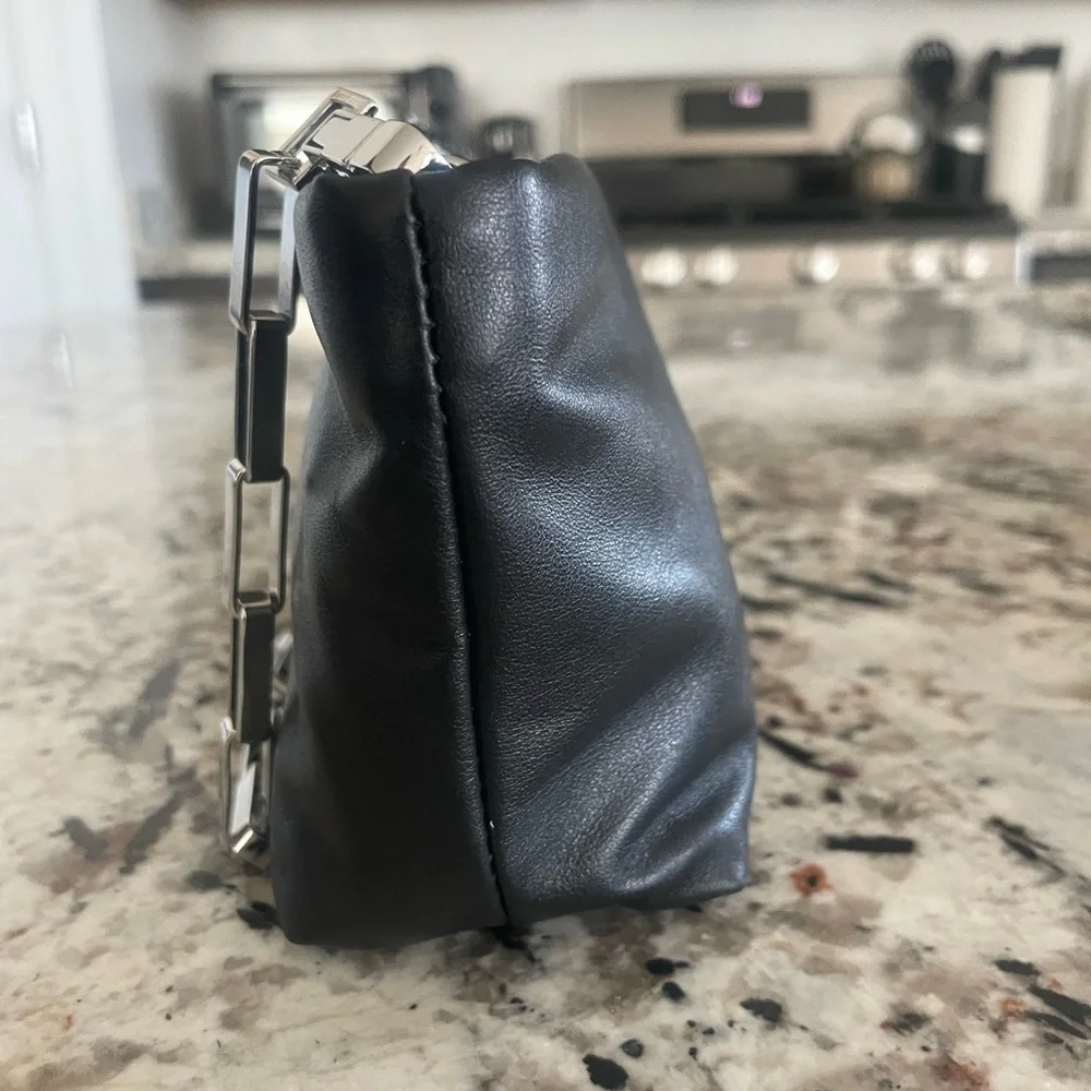 The Attico Mini Wynona Chain Leather Clutch - Picture 10 of 13